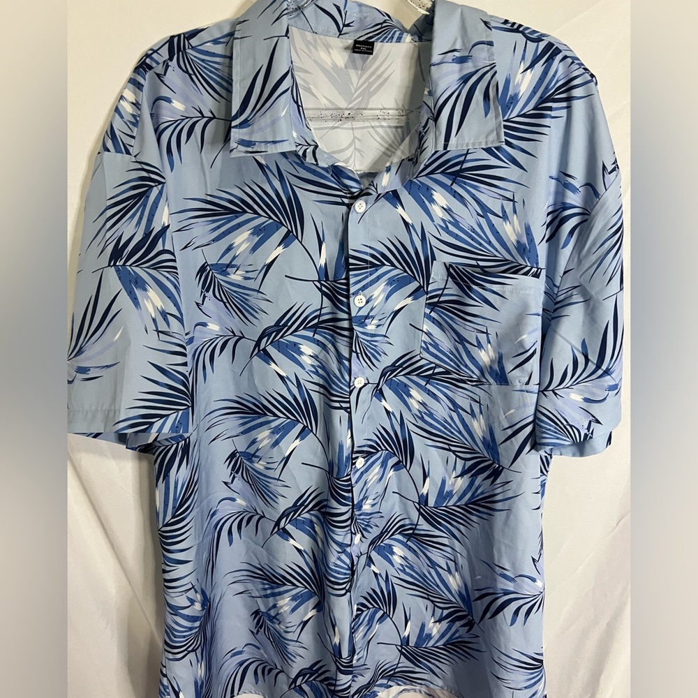 Blue Hawaiian Shirt